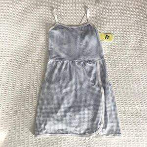 All in motion Light Blue and White Gingham Dress NWT size XL 14